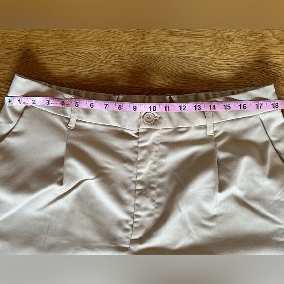 H&M‎ Divided Women's Wide Leg Pants in Light Beige Size XL -LIKE NEW - Picture 3 of 5